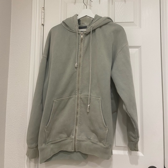 Brandy Melville zip up hoodie - Picture 2 of 4